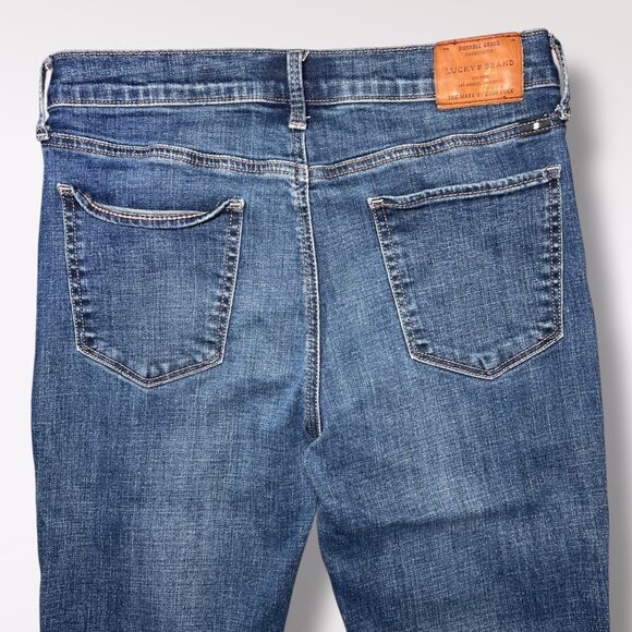 Lucky Brand Brooke Straight Jeans Medium Wash Stretch Denim Size 8 / 29 - Picture 7 of 8